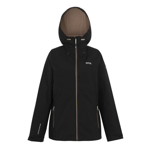 Regatta Womens/Ladies Wentwood IX Plain 3 in 1 Jacket / Black/Warm Taupe